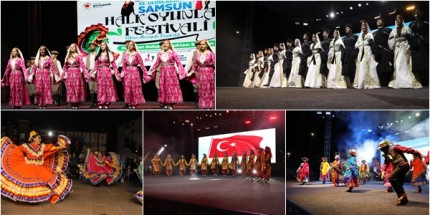 Samsun 36. Uluslararası Halk Oyunları Festivali Başlıyor